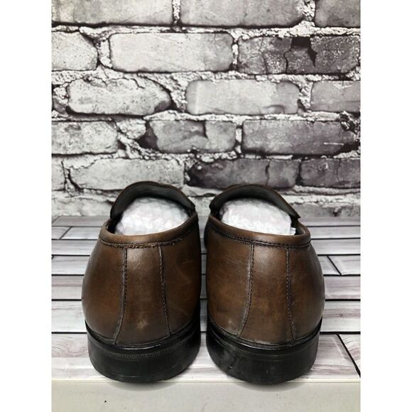 BOSS Hugo Boss Brown Leather Slip On Loafers Dress Shoes Men’s Sz 10.5M US/44EU main image 11